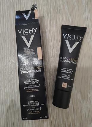 Тональний матуючий крем vichy 15 тон opal