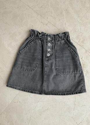 Джинсова спідниця zara, 11-12 років