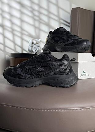 Мужские кроссовки lacoste l003 neo shot all black