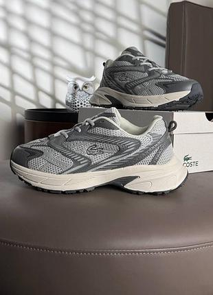 Чоловічі кросівки lacoste l003 neo shot grey beige