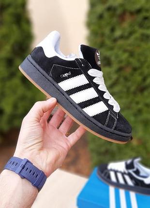 Adidas campus 00s x korn black черные с белым