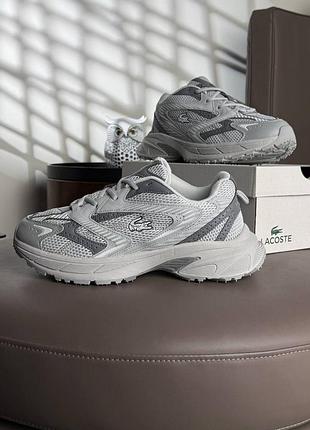 Мужские кроссовки lacoste l003 neo shot light grey