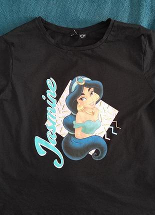 Футболка женская с принтом жасмин.jasmine. disney