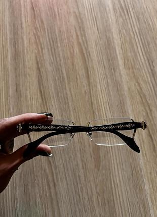 Іміджеві окуляри в стилі chrome hearts