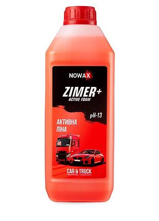 Активна піна nowax zimer+ active foam концентрат для безконтактної мийки 1л