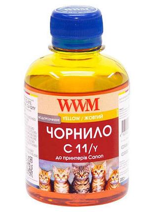 Чернила wwm canon cl441/511/513/cli521/426 yellow (c11/y)