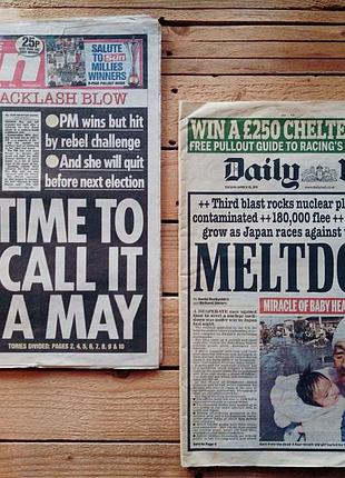Газета the sun (december 2017), financial times (2018), газеты на английском