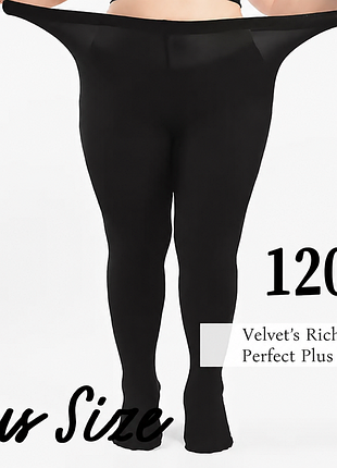 Колготки жіночі 120den,чорні,полотні 4,5,6 xl