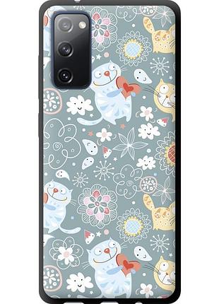 Чехол tpu на телефон samsung galaxy s20 fe g780f котята v3 "1223b-2075-58250"