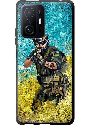 Чехол tpu патриотический на телефон xiaomi 11t pro воин зсу "5311b-2552-58250"