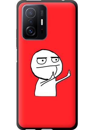 Чохол tpu на телефон xiaomi 11t мем "4578b-2487-58250"