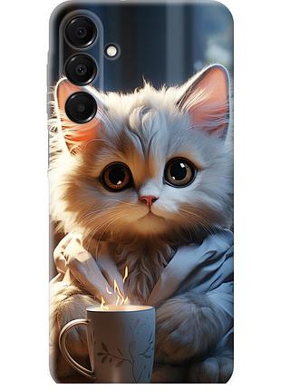 Чехол силиконовый на телефон samsung galaxy a16 white cat "5646u-3775-58250"