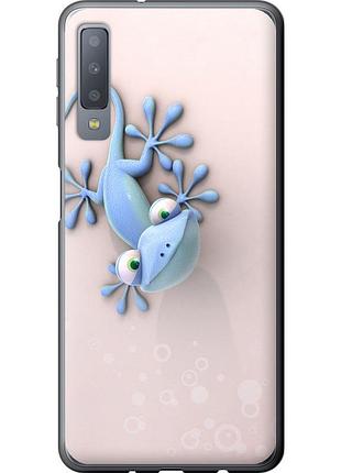 Чехол силиконовый на телефон samsung galaxy a7 (2018) a750f геккончик "1094u-1582-58250"