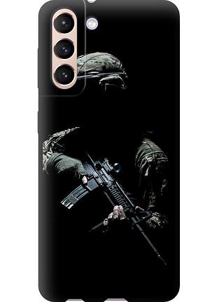 Чехол tpu патриотический на телефон samsung galaxy s21 защитник v3 "5226b-2114-58250"
