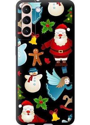 Чохол tpu на телефон samsung galaxy s21 новорічний 1 "4614b-2114-58250"