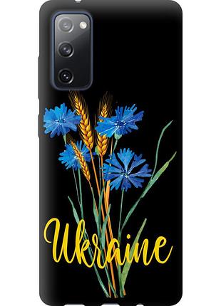 Чехол tpu патриотический на телефон samsung galaxy s20 fe g780f ukraine v2 "5445b-2075-58250"