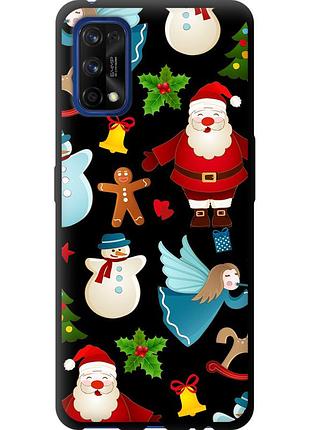 Чехол tpu на телефон realme 7 pro новогодний 1 "4614b-2082-58250"