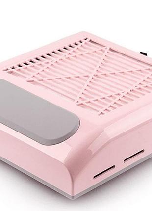 Simei 858-6 80w вытяжка для маникюра розовая