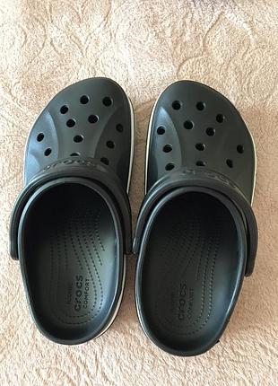 Оригінальні crocs m4/w6 темно-сині нові