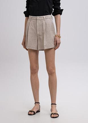 Нові лляні шорти zara xs/s