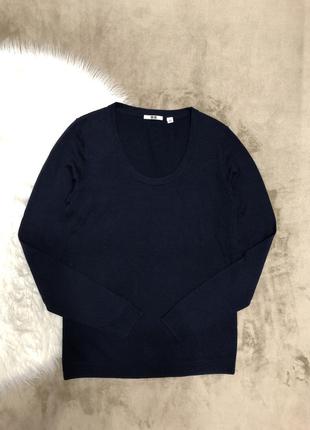 Женский шерстяной джемпер свитер свитшот uniqlo1 фото