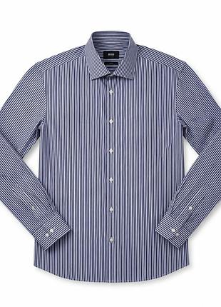 Брендовая рубашка boss (hugo boss) – состояние новой – big size xxl, xxxl