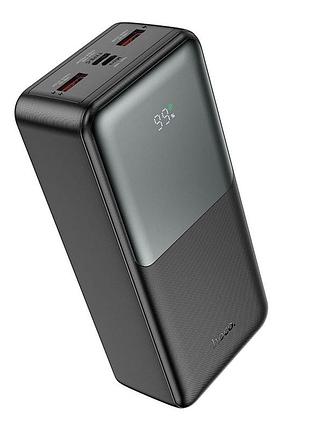 Умб power bank hoco j136b sirui 30000mah роз'єми вихід 2xusb/type-c 22.5w/pd20w, led-дисплей black