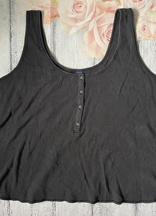 Базова графітова вафельна майка топ old navy 4x батал 4xl