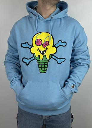 Нове худі icecream cones & bones blue hoodie від billionaire boys club.