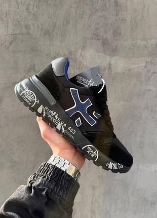 Кросівки premiata mick black/blue