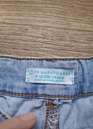 Джинсовые шорты primark 3