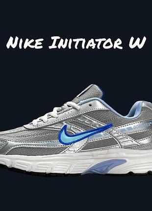 Женские кроссовки nike initiator w silver blue