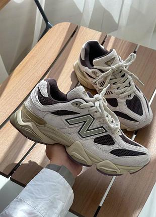 Кросівки 👟 жіночі 🐚 new balance 9060 beige/brown