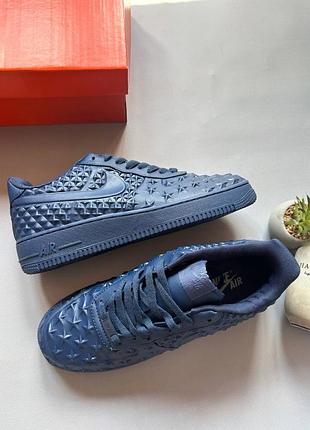 Стильные кроссовки nike air force low independence day blue