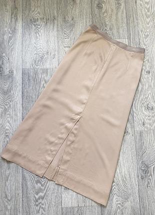 Стильна бежева спідниця юбка uniqlo розмір s