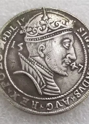 Польская монета  1547 года.