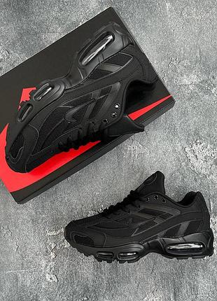 Стильные кроссовки nike shox ride total black