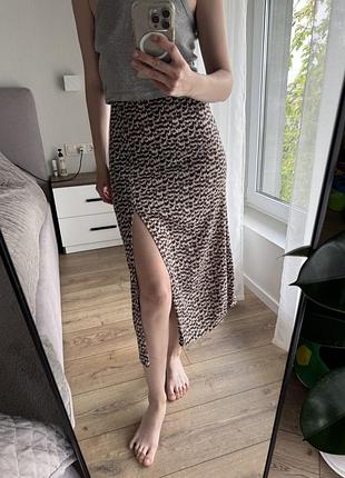 Літня спідниця міді нова h&m 34 xs
