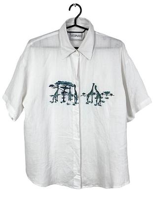 Льняная рубашка vespucci