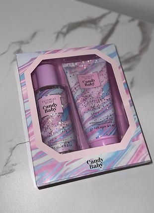 Victoria’s secret набіри candy baby🎁спрей парфумований+лосьйон доя тіла