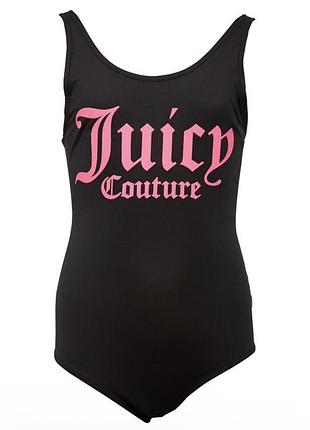 Купальник juicy couture, чорний купальник, суцільний купальник juicy couture