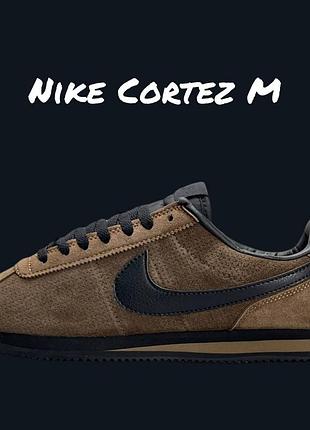 Чоловічі кросівки nike cortez m brown black