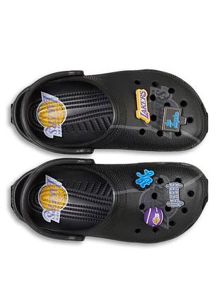 Клоги crocs nba lakers classic clog! eu 45-46 / us m11