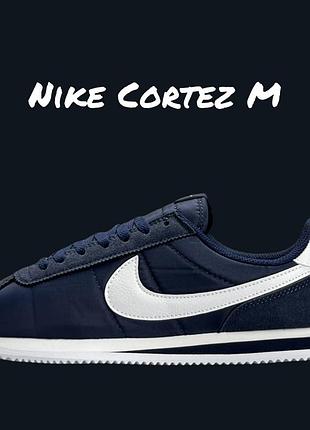 Мужские кроссовки nike cortez m navy white