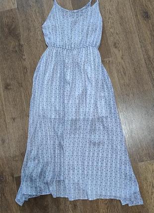 Стильный сарафан на брителях длина maxi mogujia