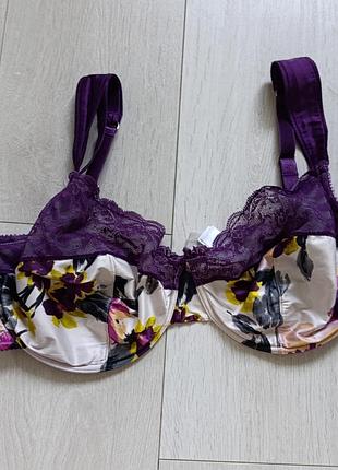 Бюстгальтер ажурный бюст кружевной лиф кружевый elle macpherson 34g 75g 70h