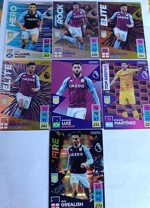 Футбольные карточки в коллекцию fc aston villa
