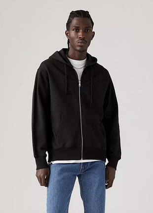 Толстовка чоловіча худі на блискавці levi's xxl оригінал authentic full zip