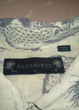 Рубашка allsaints 100% viscose 2