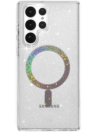 Чехол tpu eclipse sparkle (magfit) для samsung galaxy s25 ultra clear